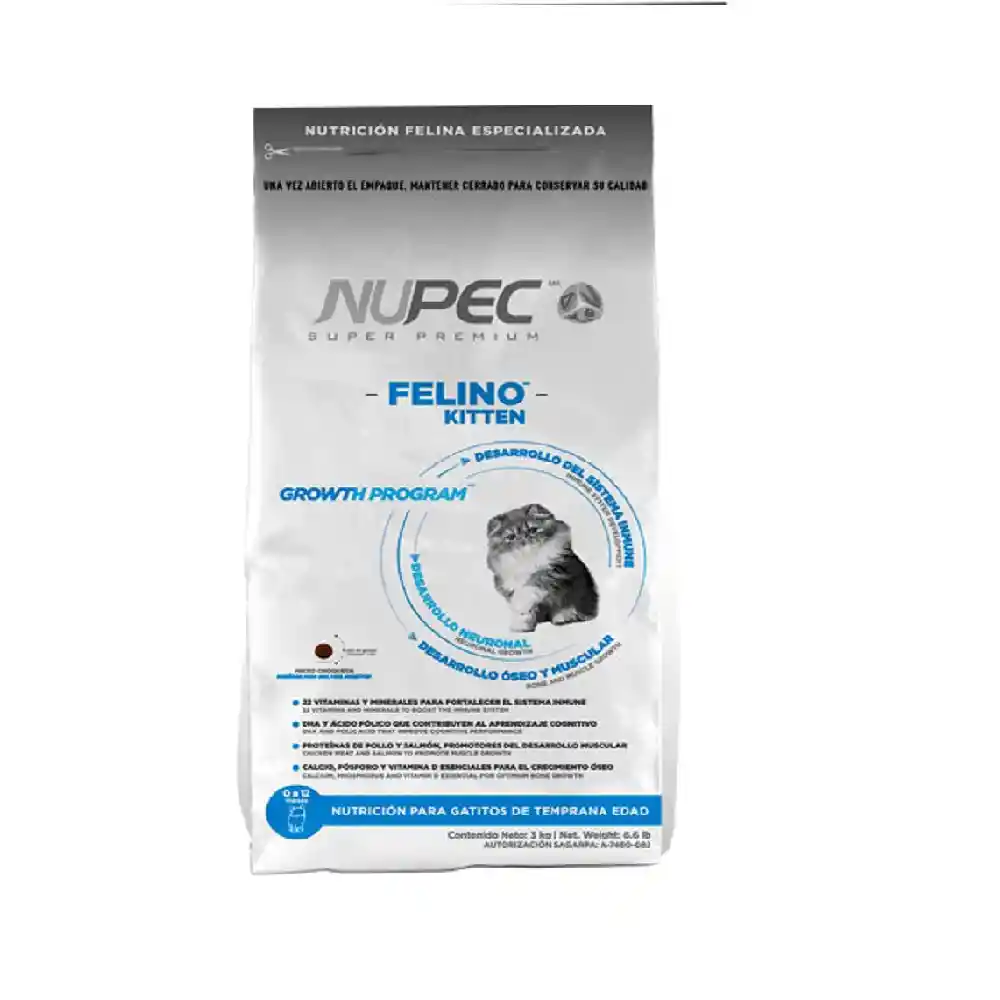 NUPEC felino kitten x 3 kg