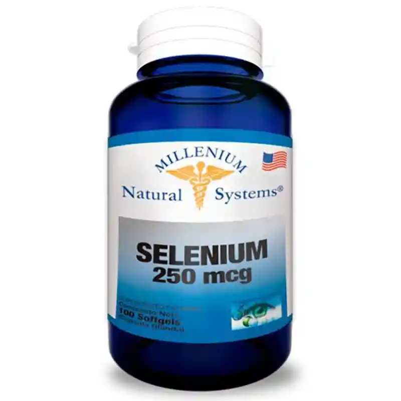 Selenio 250mg X 100 Softgel System