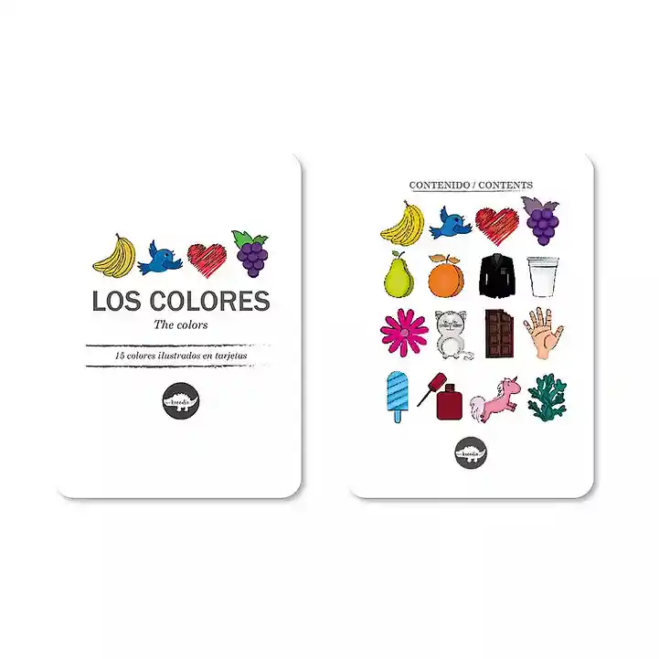 Kocodio Flash Cards Los Colores Cartas Didácticas Para Niños