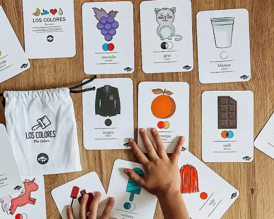 Kocodio Flash Cards Los Colores Cartas Didácticas Para Niños