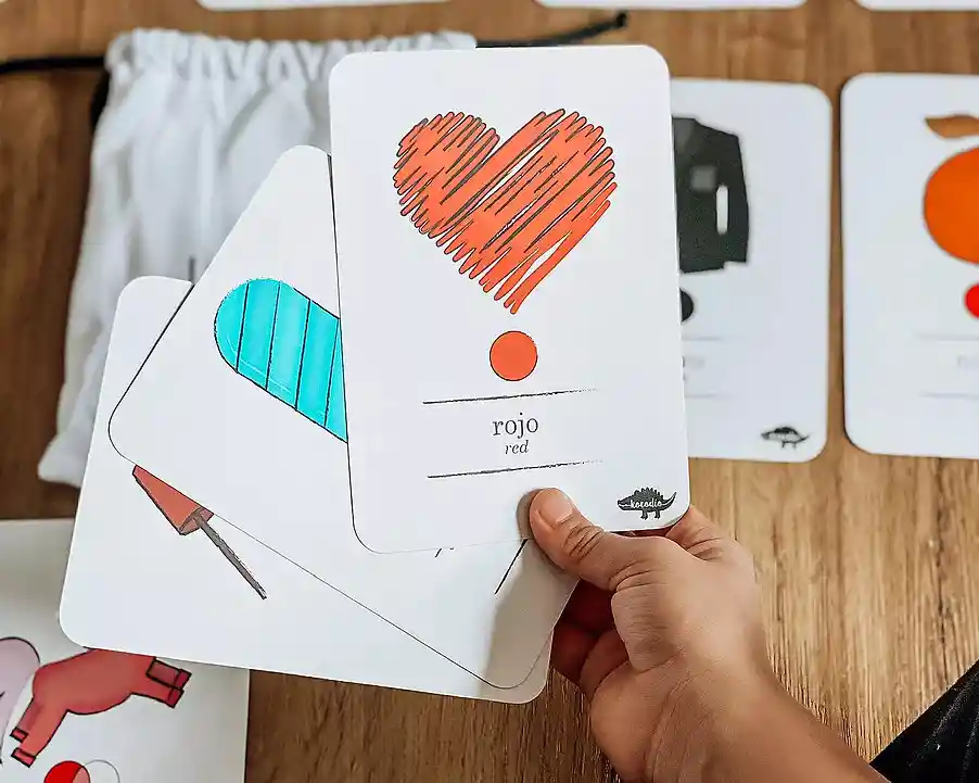 Kocodio Flash Cards Los Colores Cartas Didácticas Para Niños