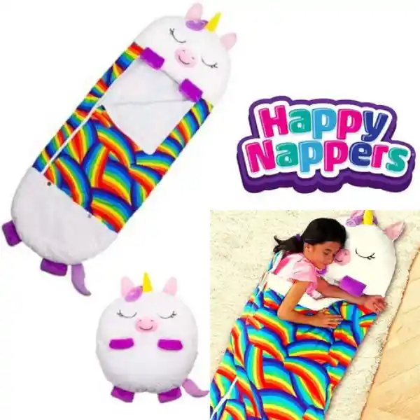 Bolsa De Dormir Almohada Happy Nappers Infantil 1,30. Unicornio**/