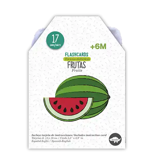 Kocodio Flashcards Las Frutas Cartas Didácticas