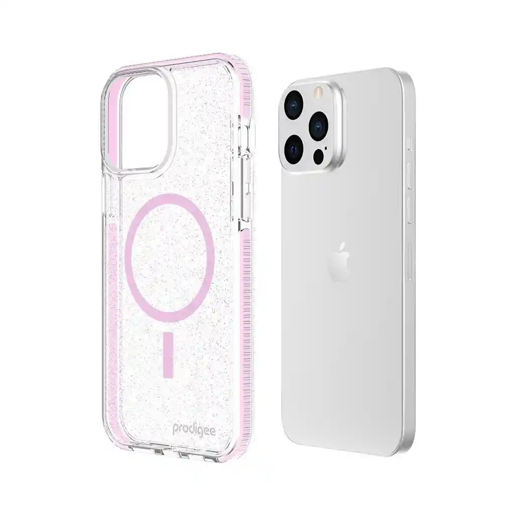 Estuche Para Iphone 13 Pro Rosado Super Star Magnet Prodigee