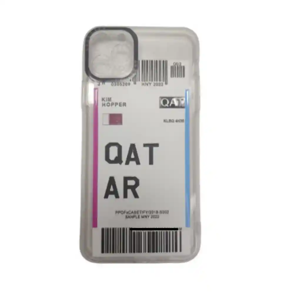 iPhone Funda Ticket Fly Para12 6,1 Diseno Qatar