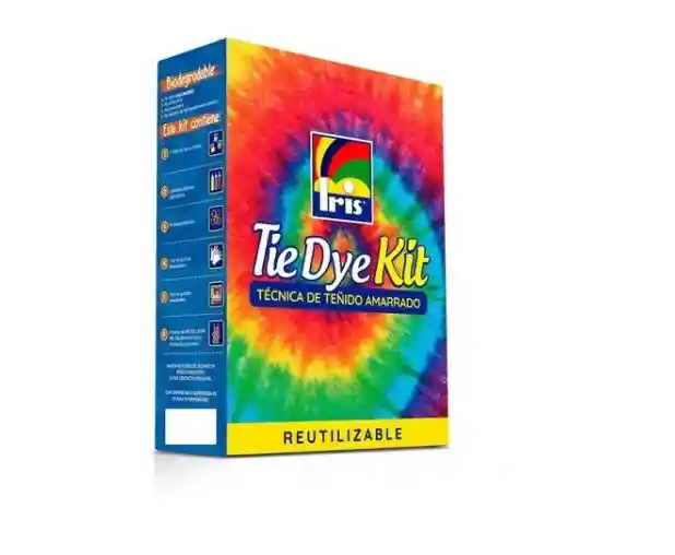 Kit Tie Dye Tinte Hogar Colorante Textil Teñir Ropa Batik Anilina Tintura