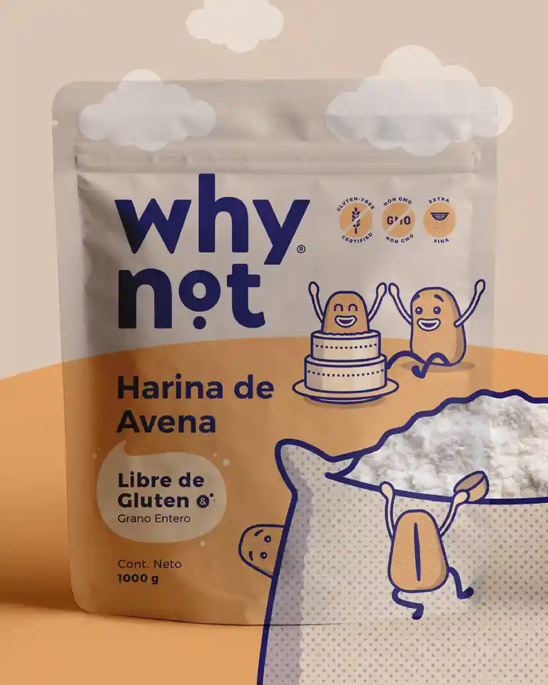 Why Not Harina De Avena 1kg