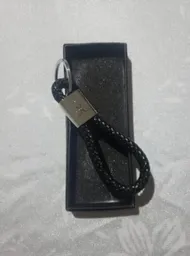 Llavero De Lujo Cuero Trenzado Para Carro Emblema Mitsubishi