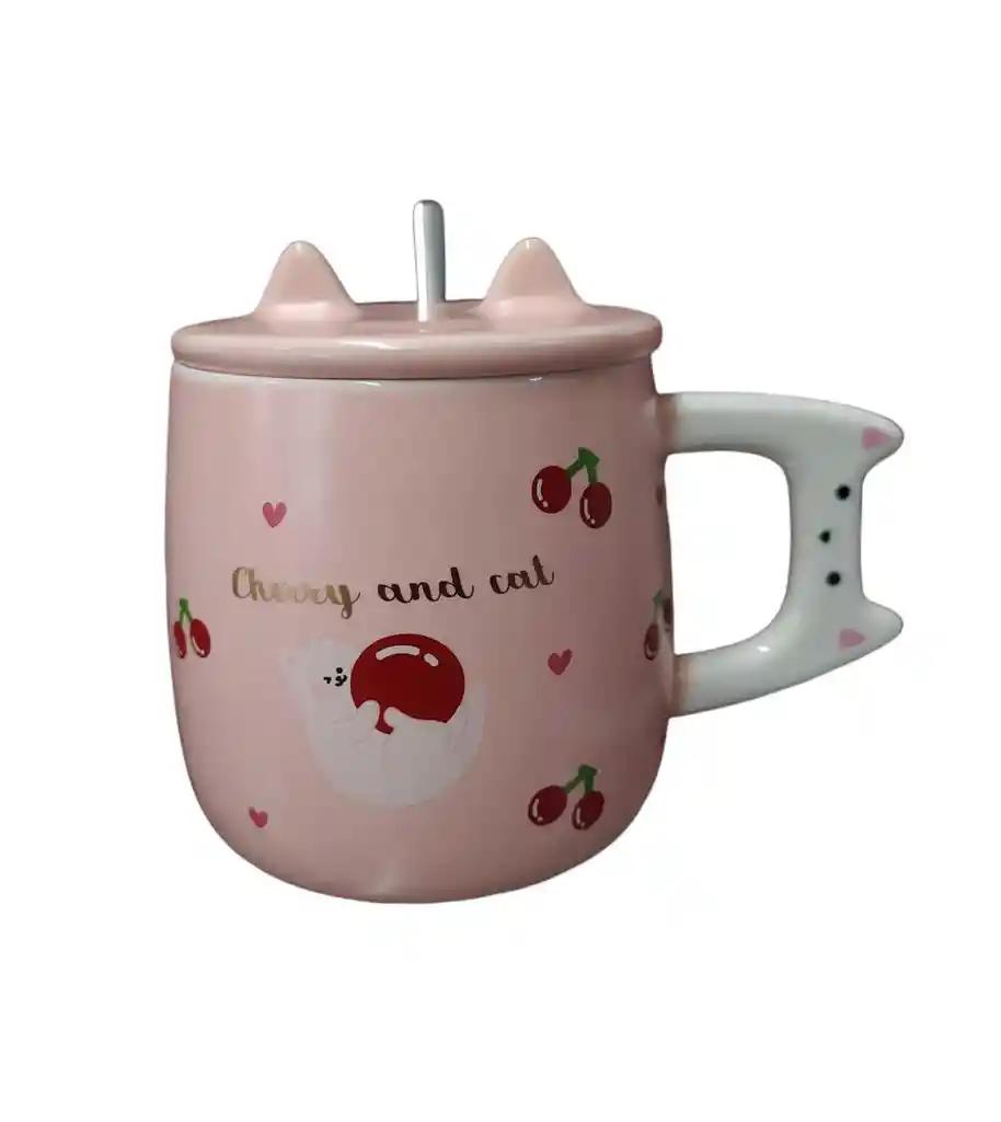 Mug Cereza - Cuchara