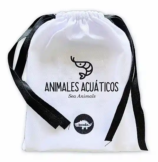 Flashcards Kocodio Animales Acuáticos Cartas Didácticas Niño
