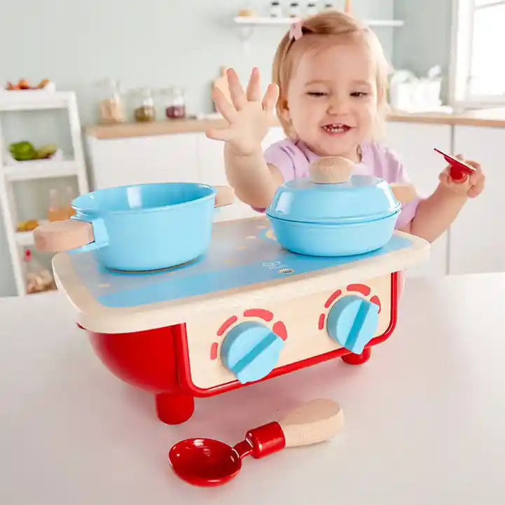 Cocina Juguete En Madera Didáctico Niños Niñas