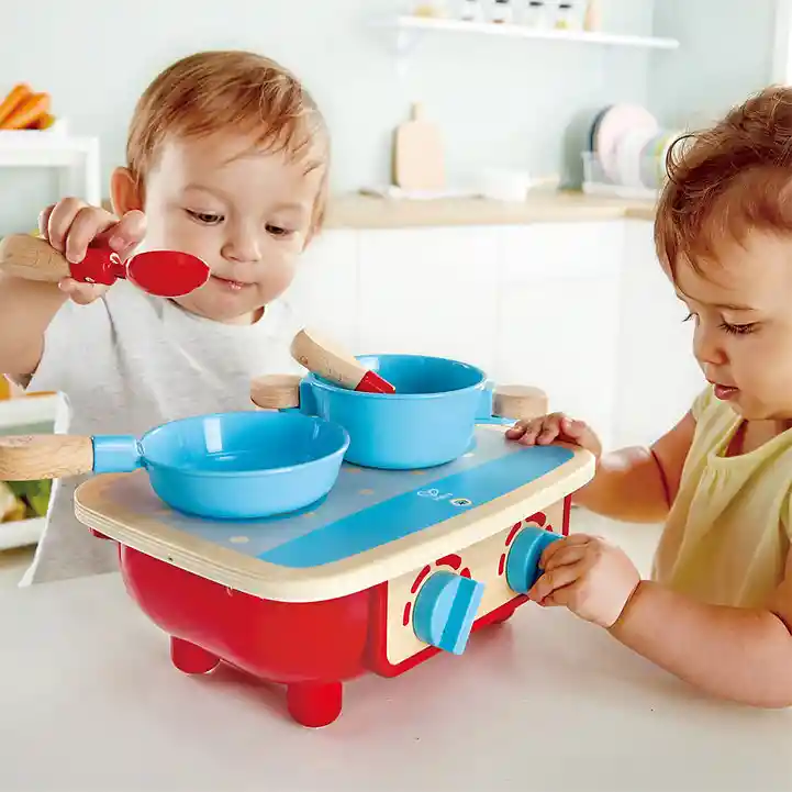 Cocina Juguete En Madera Didáctico Niños Niñas