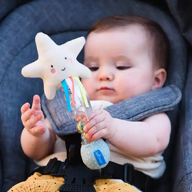 Sonajero Para Bebe Juguete Bebé Sensorial Gotas De Lluvia