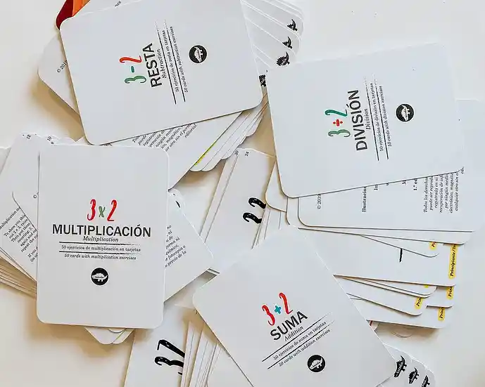 Multiplicación Flashcards Kocodio Borrables Cartas Didácticas