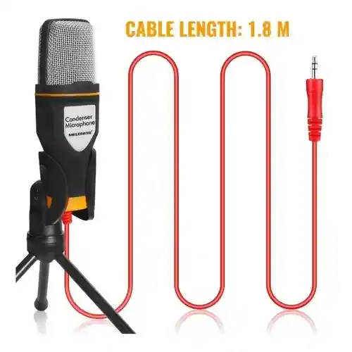 Microfono Condensador De Sonido Con Tripode