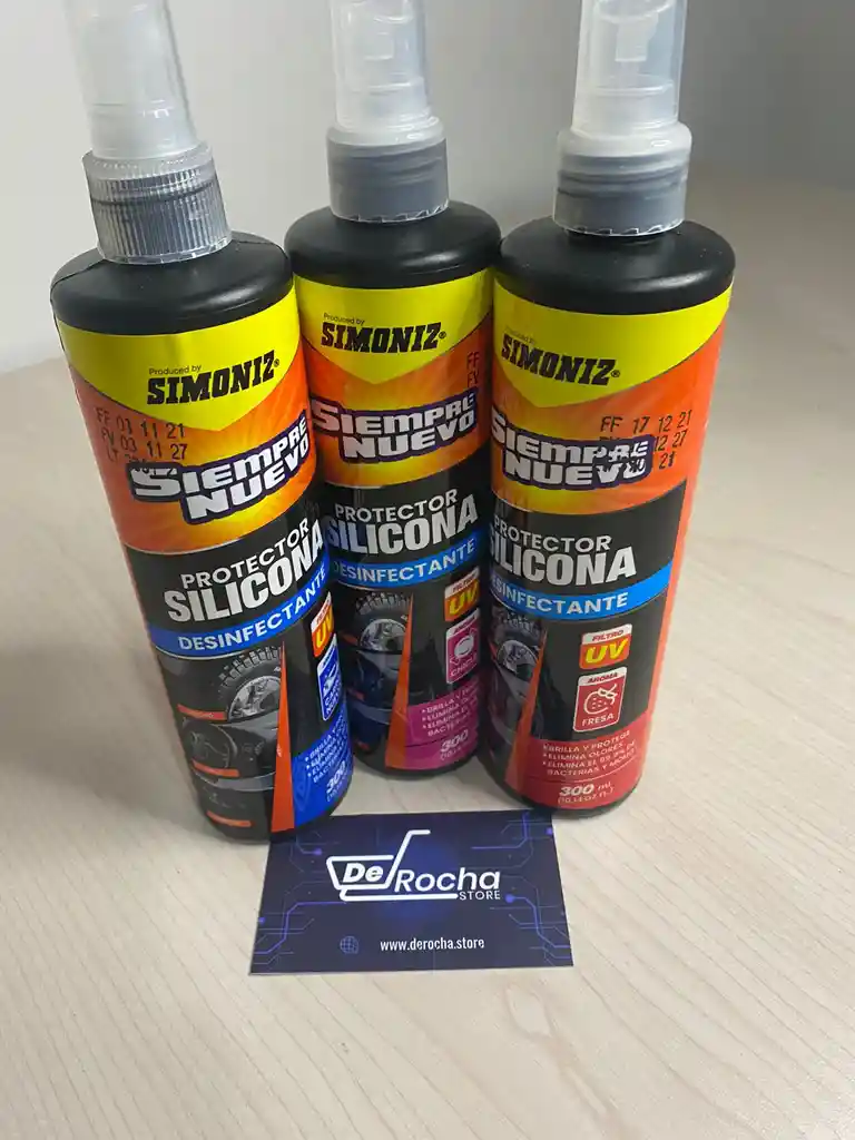 Simoniz Silicona Desinfectante Siempre Nuevodiferentes Aromas