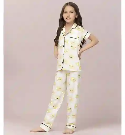 Pijamas Estamada De Pollo Niña 2710 10