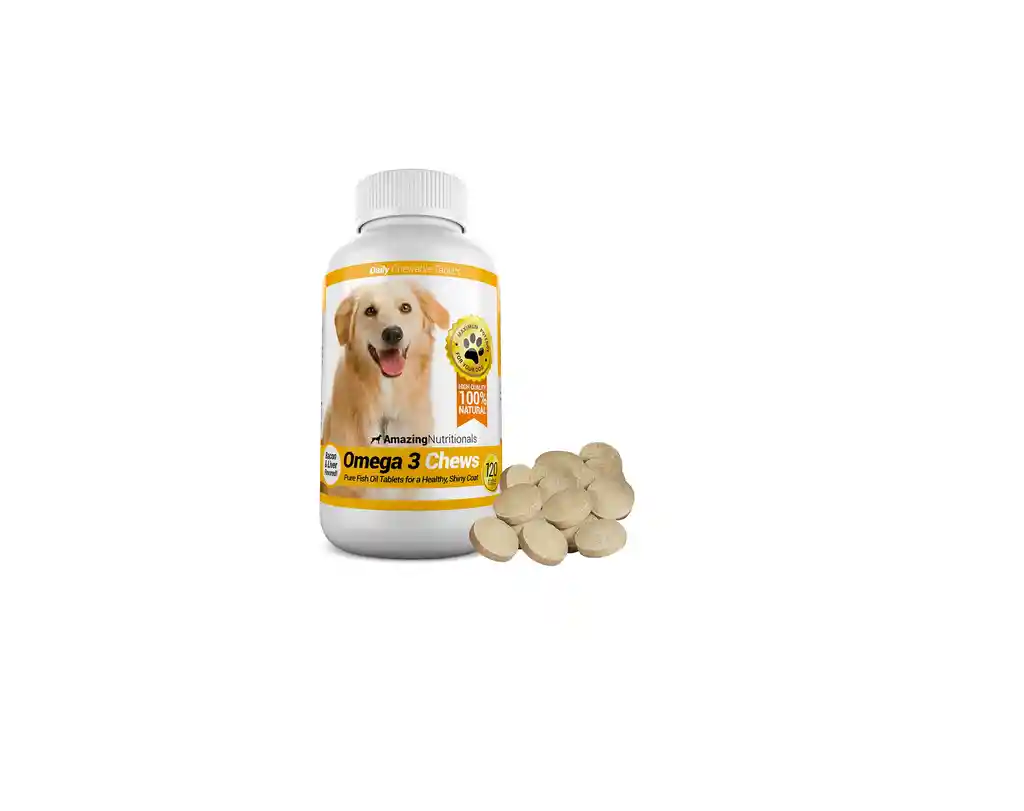 Omega 3 Para Perros 120 Tabletas Masticables