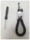 Llavero Cuero Trenzado Carro Jaguar