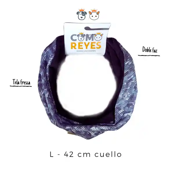 Cuello Doble Faz Gris Militar Negro Talla L