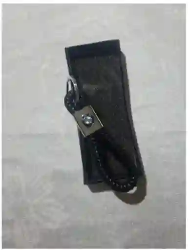 Llavero De Lujo Cuero Trenzado Para Carro Emblema Bmw