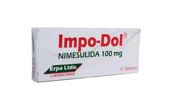 Nimesulida Impodol100Mg X10 Tab