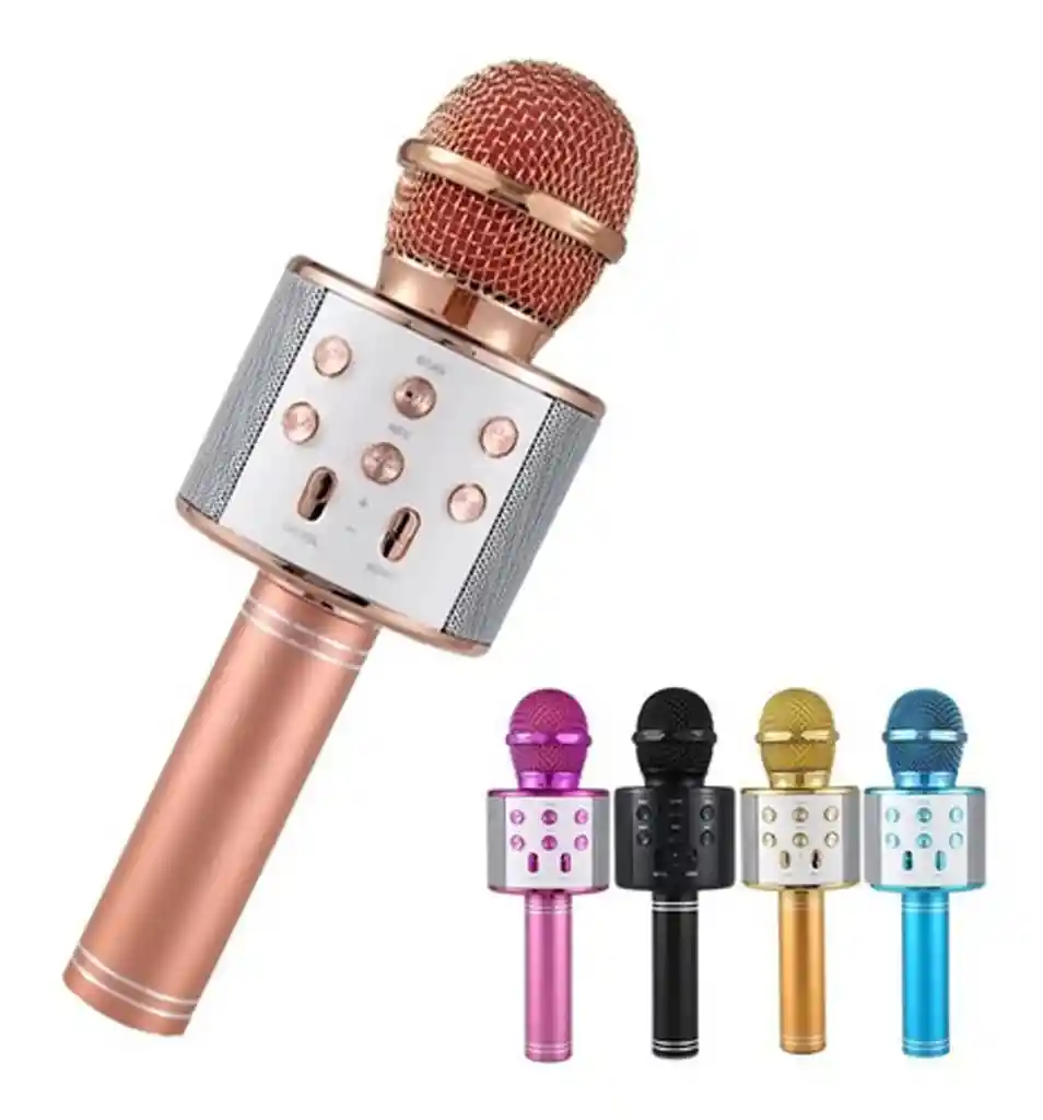 Microfono Bluetooth Ws 858 Karaoke