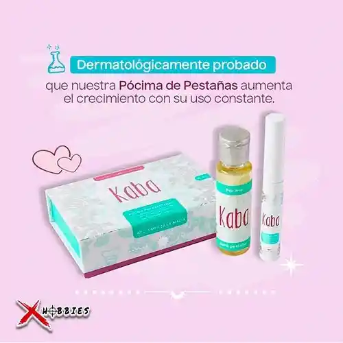 KABA Pócima Para Pestañas | Aceite Desmaquillante + Tratamiento Para Alargar Tus Pestañas