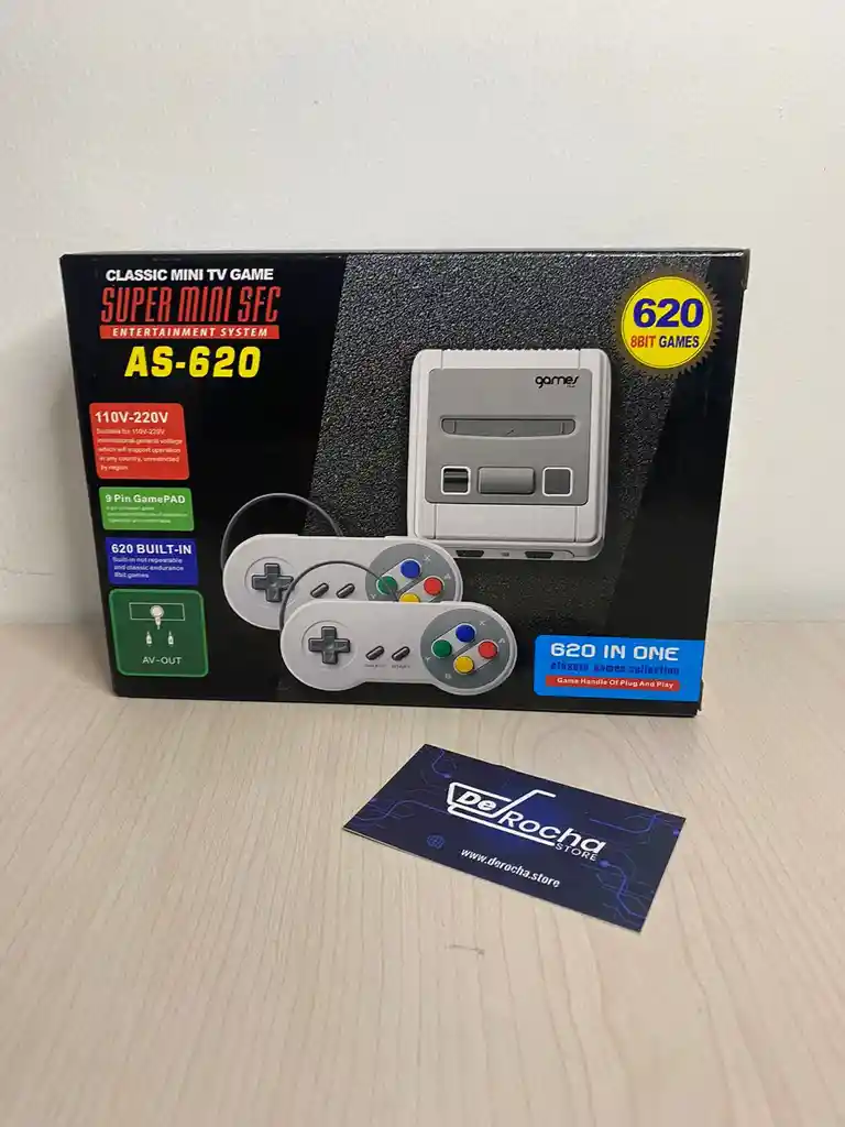 Consola Video Juegos Super Mi Mini X2 Controles 620 Juegos