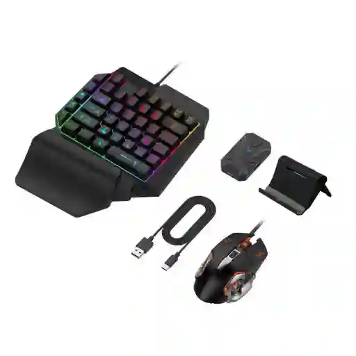 Combo Gamer Celular Bluetooth 4 In 1 Mobile Pack Mouse + Teclado