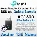 Tarjeta Usb Wifi Banda Dual Ac1300 Tp-link Archer T3u Mimo