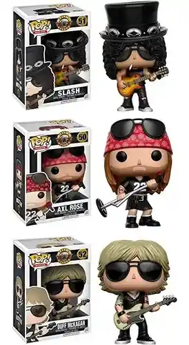 Funko Pop Colección Guns And Roses X3 (genericos)