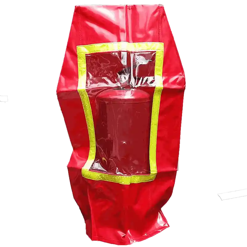 Forro Lona Con Reflectivo Extintor 20 L - Rojo