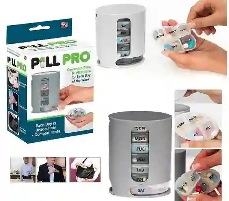 Pastillero Semanal Organizador De Pastillas Pill Pro 7 Dias