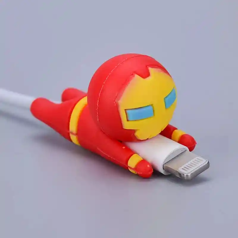 Protector De Cable. Modelo: Iron Man