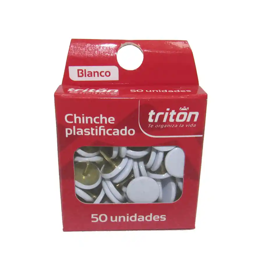 Triton Chinche Plastificado Blanco