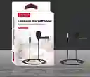 Micrófono De Solapa Para Celular + Adaptador Para Pc 3.5 Mm.