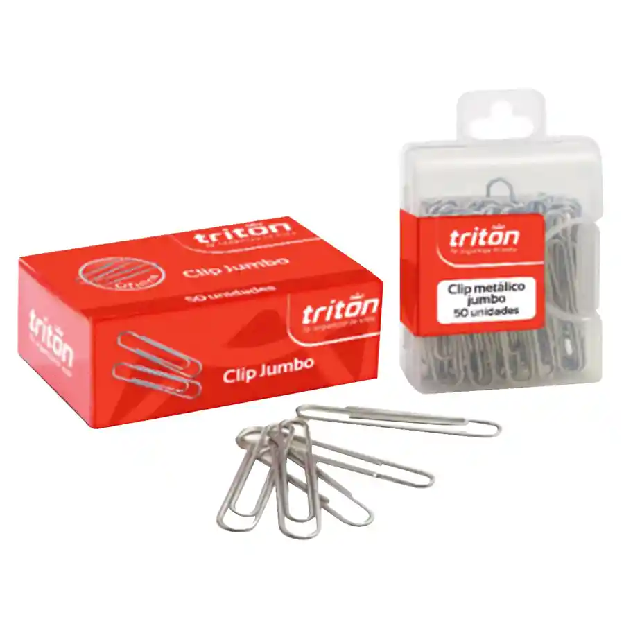 Triton Clip Metalico X 50 Uninades Jumbo