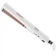 Conair Double Ceramic Flat Iron, 1 Inch, White/rose Gold