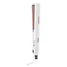 Conair Double Ceramic Flat Iron, 1 Inch, White/rose Gold