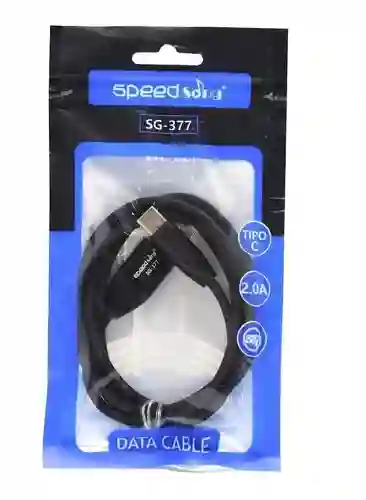 Cable Tipo C Estilo Cordon 1 Metro Speed Song 2 Amp