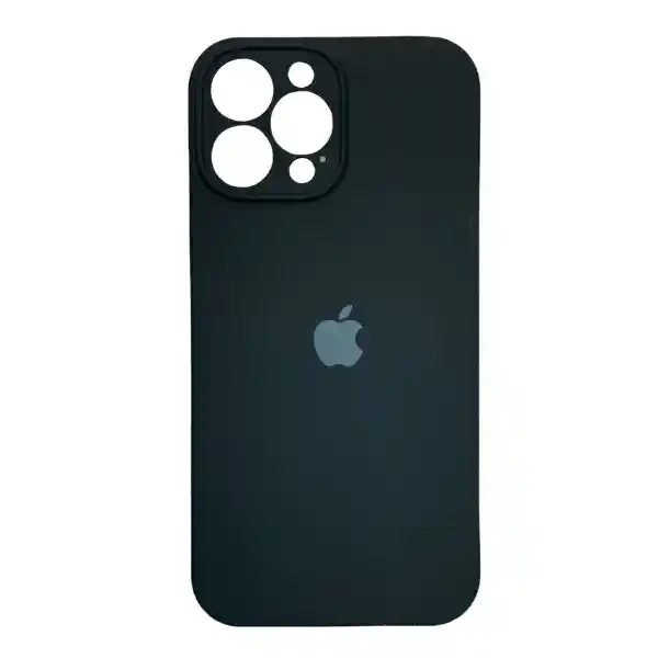 iPhone Estuche Silicone Case13 Pro Max Negro