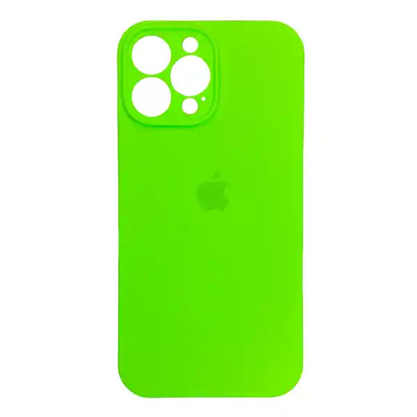 iPhone Estuche Silicone Case13 Pro Max Verde