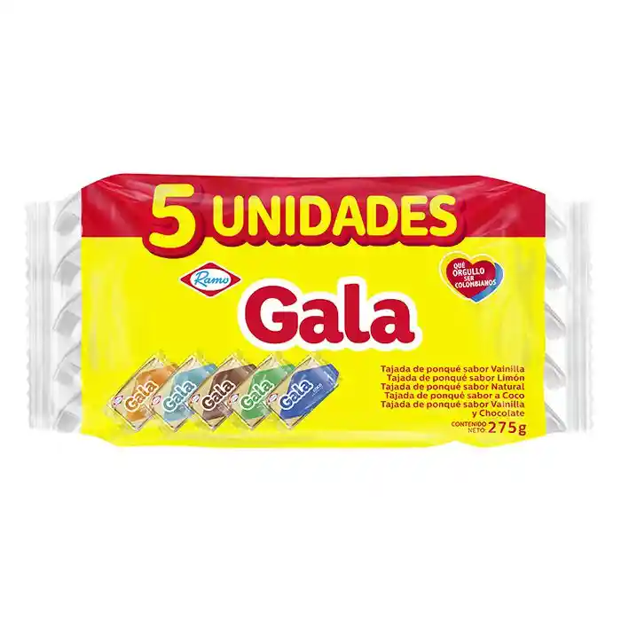 Gala Ponquesurtido X5Und 275G