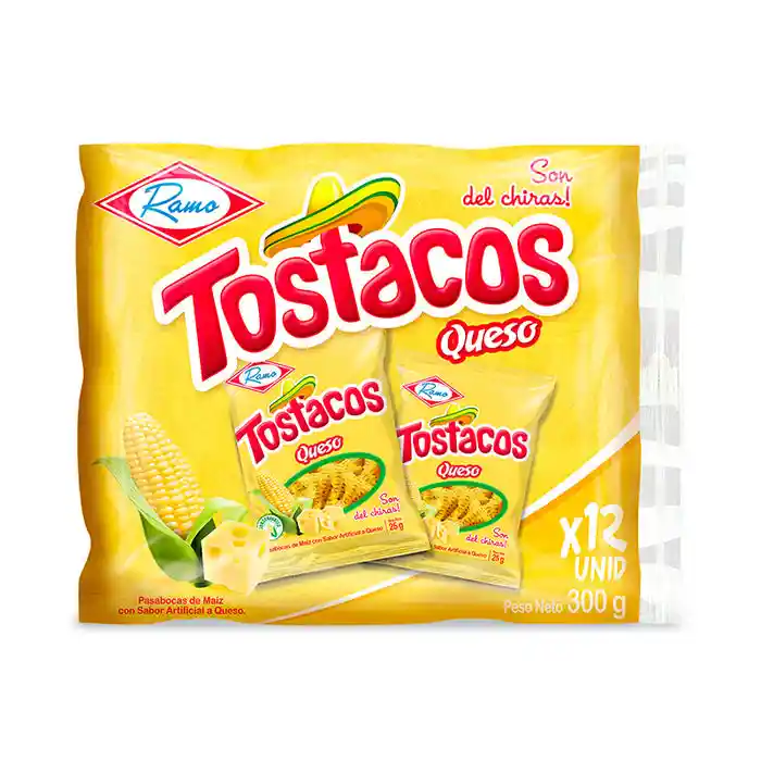 Tostacos Queso 38g X12und