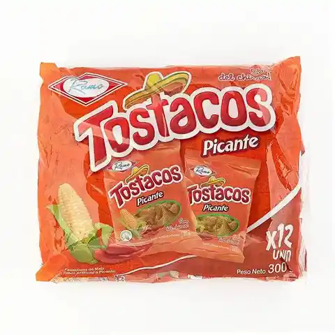 Tostacos Picante 38g X12und