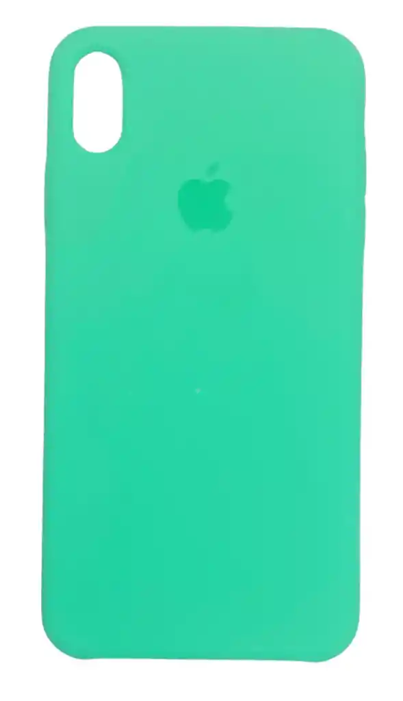 Estuche Silicone Case Iphone Xs Max Verde Claro