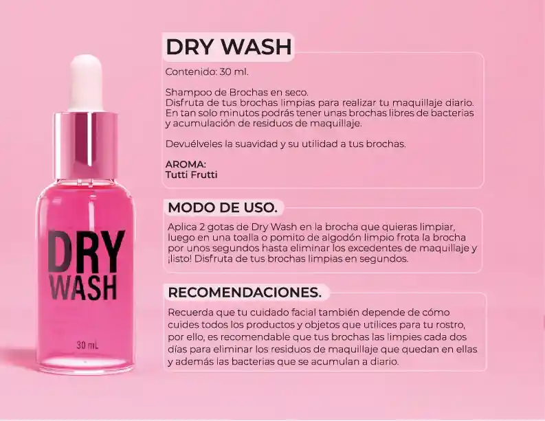 Dry Wash Lavado De Brochas En Seco