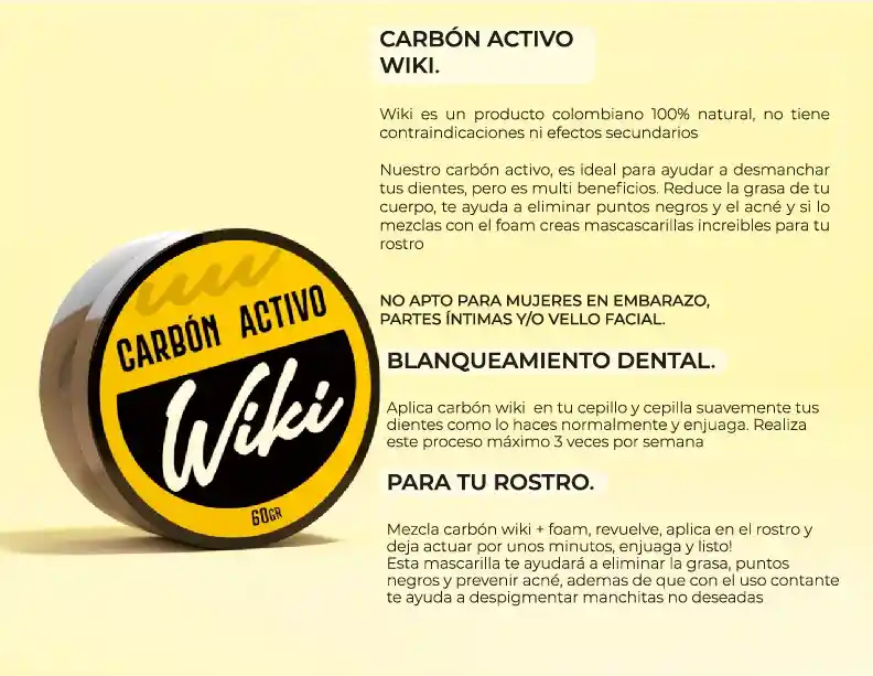 Wiki- Carbón Activado Bucal