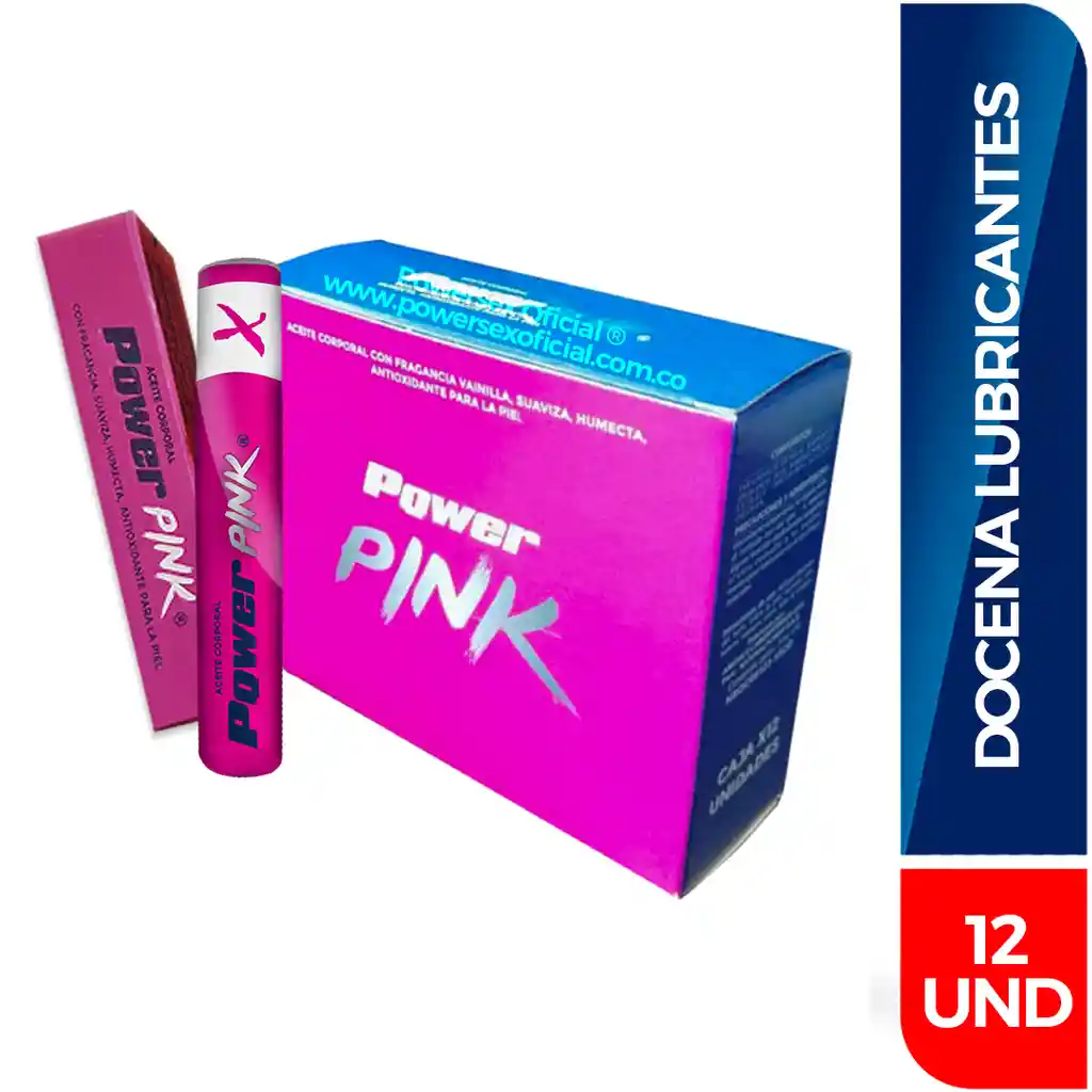   Power Sex  Power Pink Lubricante Caja X12 